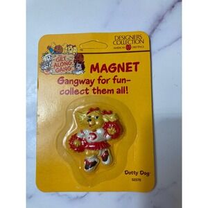 Vintage 1985 Get Along Gang Dotty Dog Magnet American Greetings Designers 52376